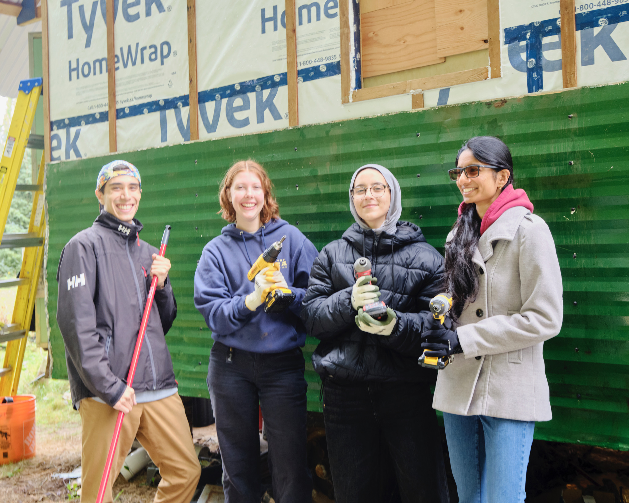 Agrobot team members working together